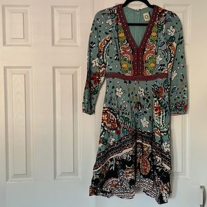 Anthropology beaded dress size 00